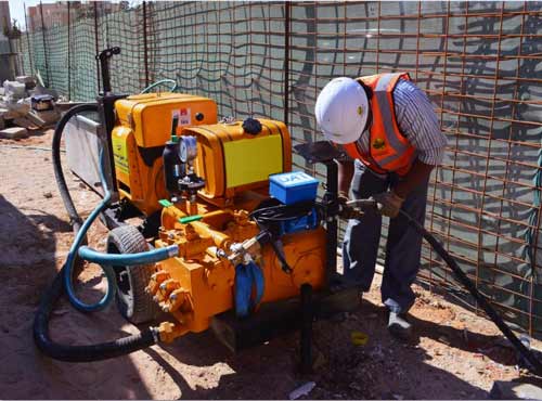 DAT instruments, dataloggers for: Jet grouting – Grouting – Cement injection – TAM grouting – Drilling – MWD – CFA – Deep mixing – Soil mixing – Vibroflotation – Diaphragm walls – Lugeon test – Mineral investigation