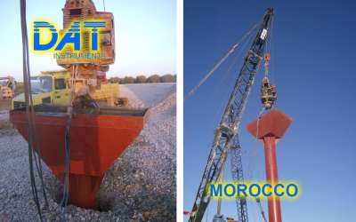 DAT instruments, JET 4000 AME / J, datalogger for vibroflotation with gravel, Morocco