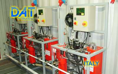 DAT instruments, JET 84 AME, cement pump electronic control panel, Italy