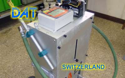 DAT instruments, JET DSP 100 / IR, datalogger for grouting, Switzerland