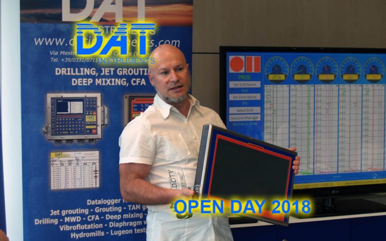 DAT instruments, Open Day 2018, DAT WideLog, Daniele