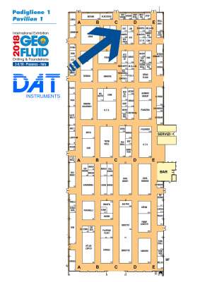DAT instruments, Geofluid 2018, pavolion 1, stand 167