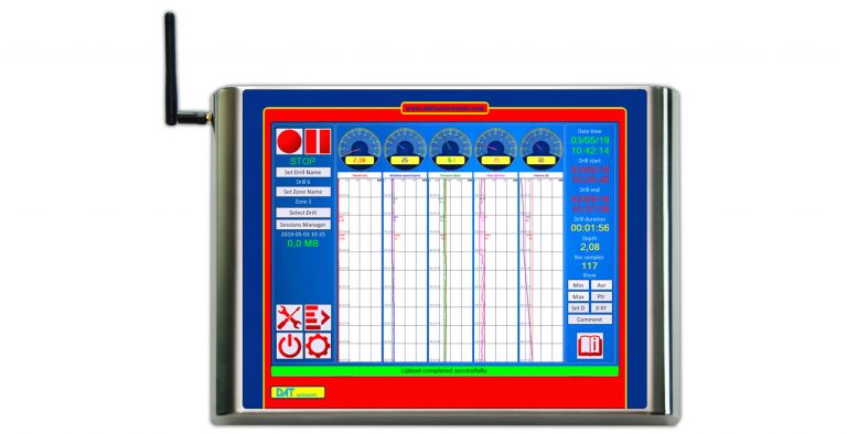 DAT TinyLog, datalogger, DAT instruments, jetgrouting, drilling, CFA, diaphragm walls