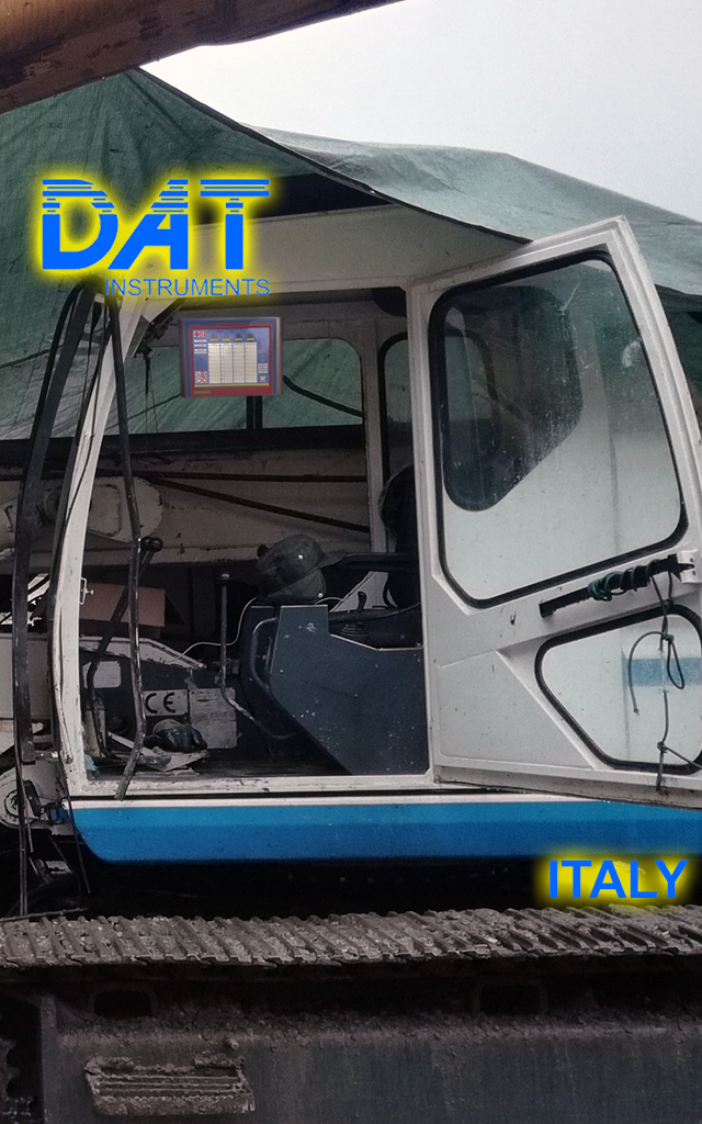 DAT instruments, DAT TinyLog, building foundations, CFA recorder, continuous flight auger recorder, data logger, data recorder, Italy 2019