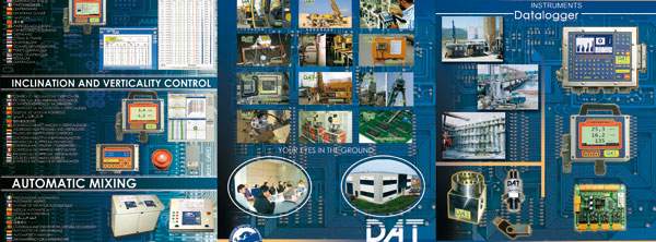 DAT instruments, Registrador de datos para Geotecnia y Fundaciones Especiales, Catálogo