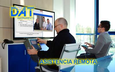 DAT instruments, registrador de datos, Asistencia remota