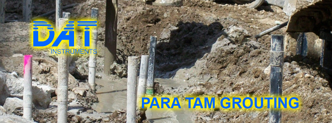 DAT instruments, datalogger para TAM grouting