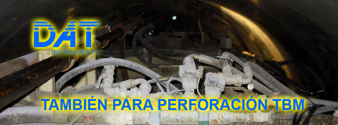 DAT instruments, datalogger para perforación TBM