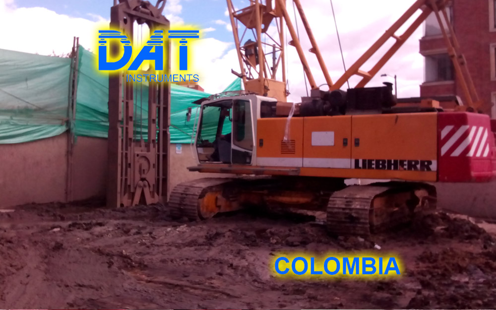 DAT instruments, Colombia, 2014, JET DSP 100 - D, excavación de diafragmas, obra, obras para el subsuelo