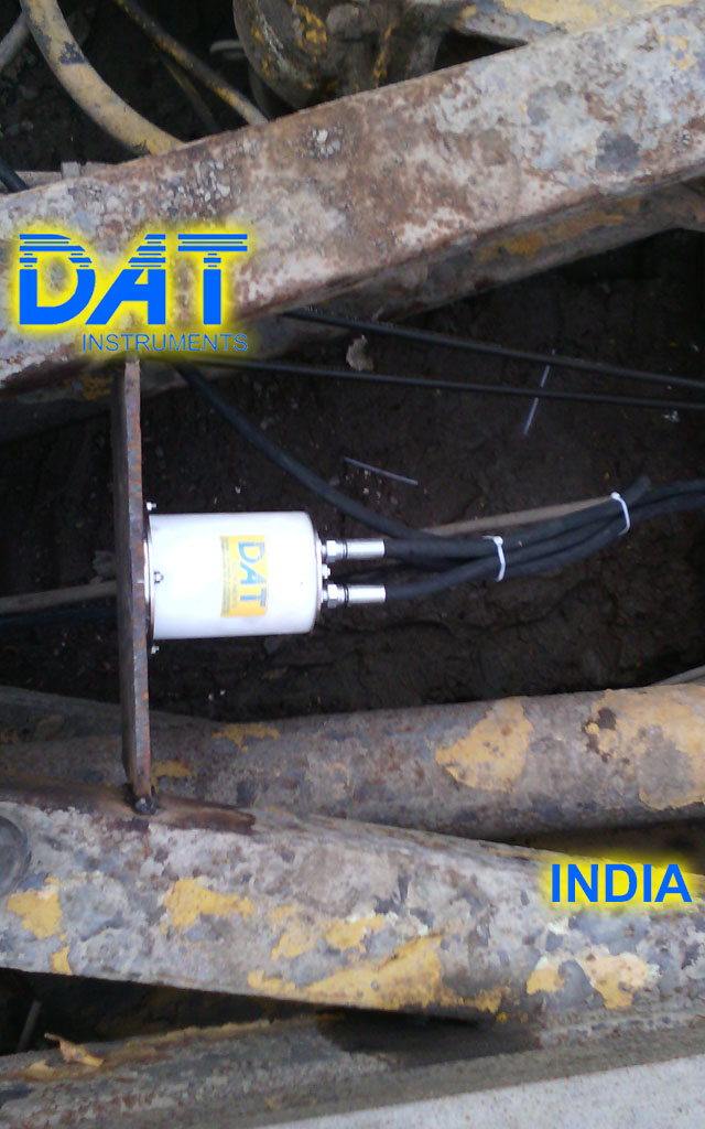 DAT instruments, India, Excavación de diafragmas, inclinómetro, JET DSP 100 D