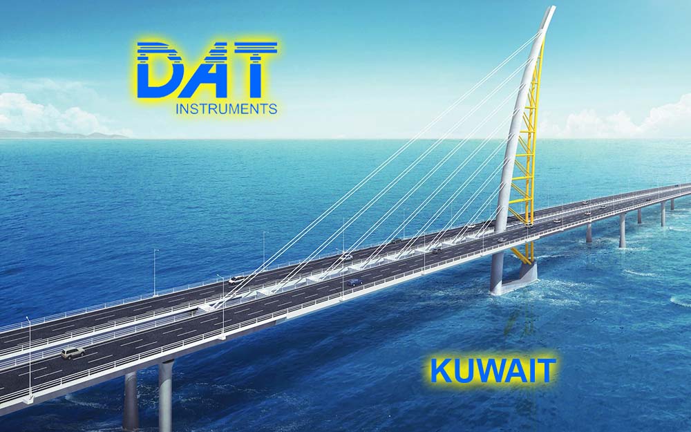 DAT instruments, Kuwait, Sheikh Jaber Al-Ahmad Al-Sabah, JET 4000 AME - J, datalogger para Sand compaction piles (SCP), puente 