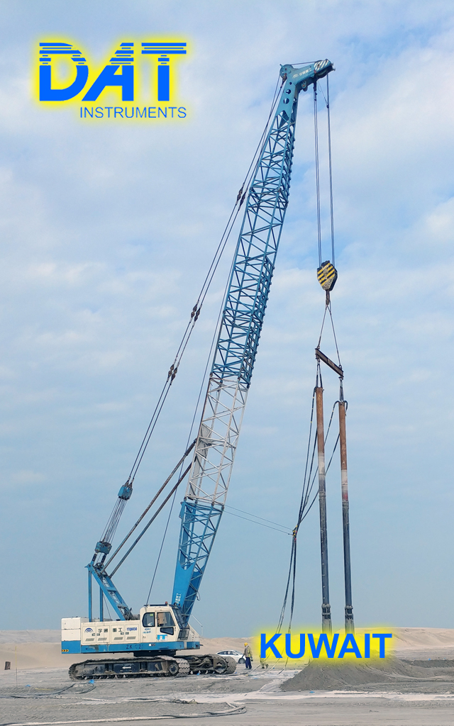 DAT instruments, Kuwait, Sheikh Jaber Al-Ahmad Al-Sabah, sand compaction piles (SCP), equipo 