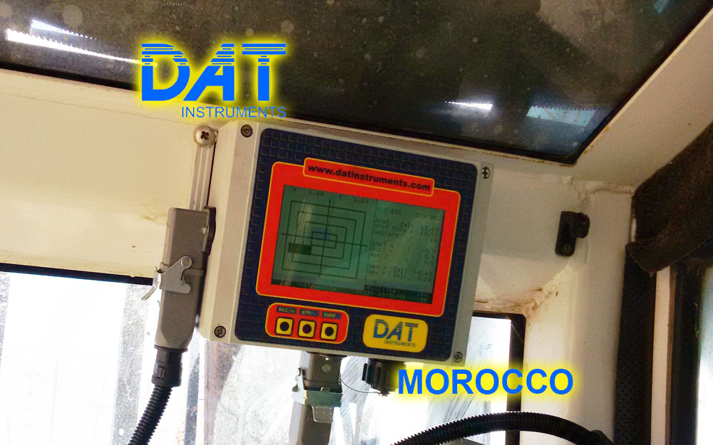 DAT instruments, Marruecos, Puerto de Nador, JET DSP 100 - D, Datalogger para excavación de diafragmas, pantalla, dWalls