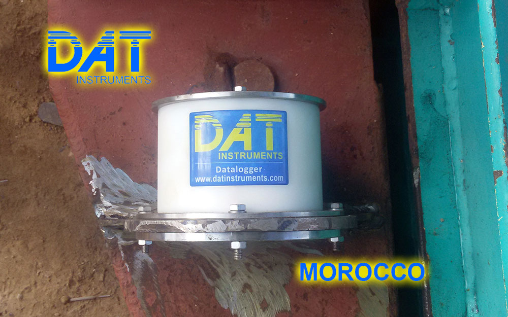 DAT instruments, Marruecos , Puerto de Nador, JET WXYZ, sensor de inclinación para excavación de diafragmas, dWalls