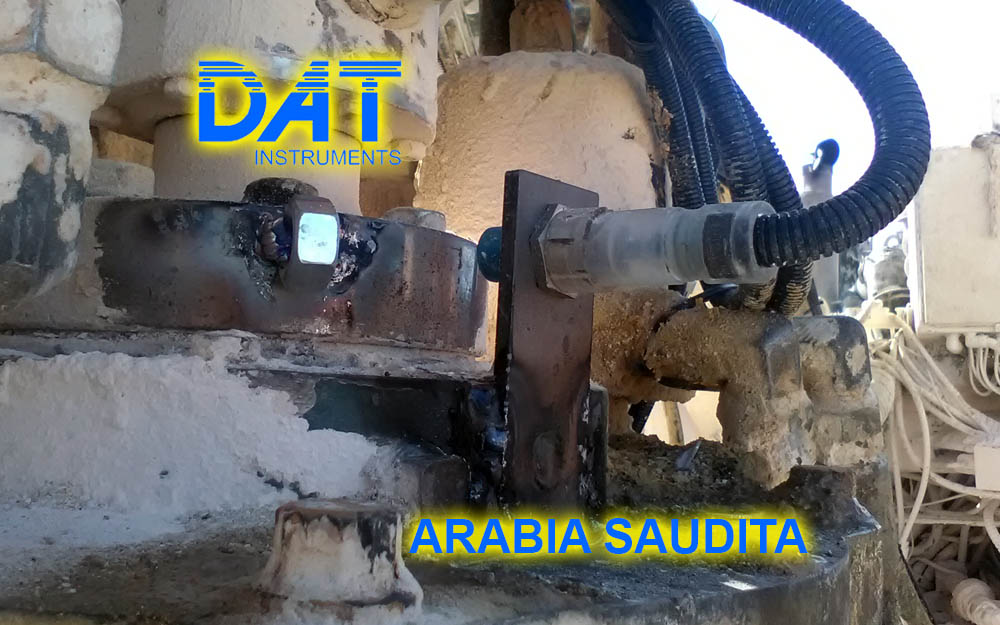 DAT instruments, Arabia Saudita, registro de paràmetros, JET 4000 AME J, JET SDP IB, JET ROT, cuenta golpe