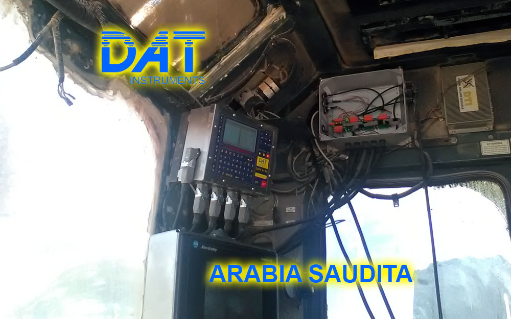 DAT instruments, Arabia Saudita, registro de parámetros para sondaje geotecnico, JET 4000 AME J, JET SDP IB, datalogger
