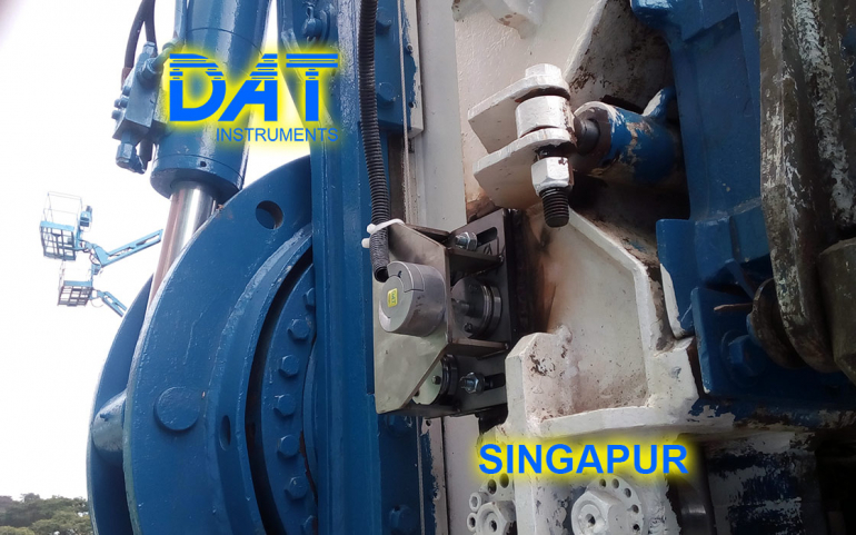 DAT instruments, Singapur 2018, datalogger, jet grouting simple fluido, JET DEPTH, sensor de profundidad en l'equipo, asistencia en la obra