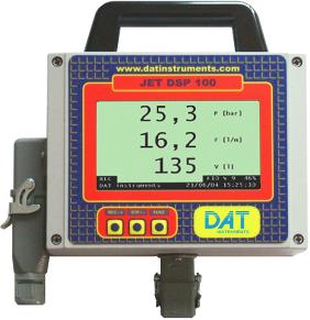JET DSP 100 / IR DAT instruments, datalogger per: Jet grouting - Iniezioni di cemento - Pali valvolati - Trivellazioni - DAC test - CFA - Deep mixing - Soil mixing - Vibroflottazione - Diaframmi - Prove Lugeon