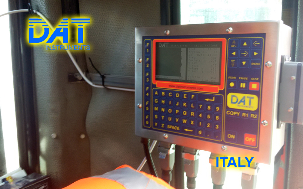 Datalogger per colonne vibrocompattate