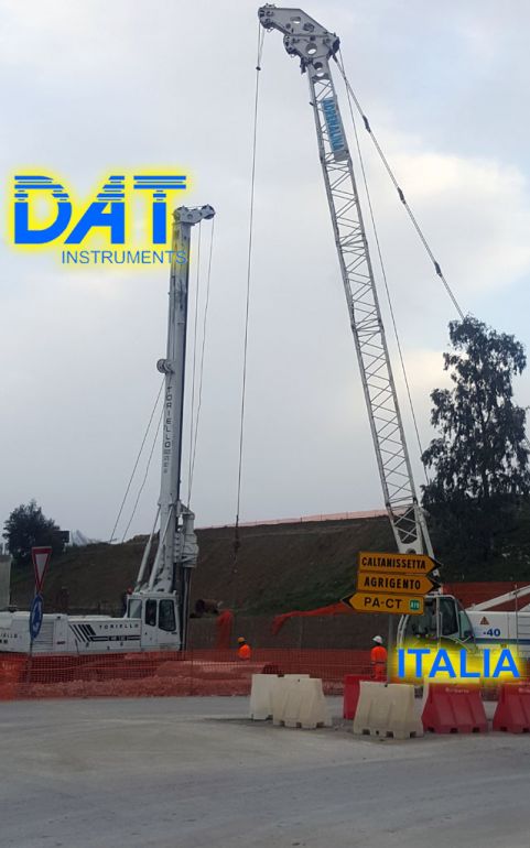 DAT instruments, Italia, datalogger, JET SDP - J, perforazioni, cantiere, statale degli scrittori