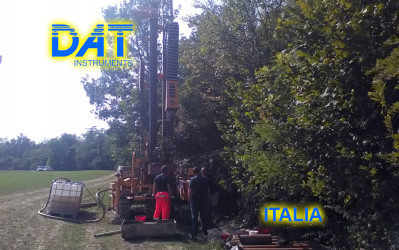 DAT instruments, datalogger, JET SDP IB, indagini geognostiche, cantiere, sonda