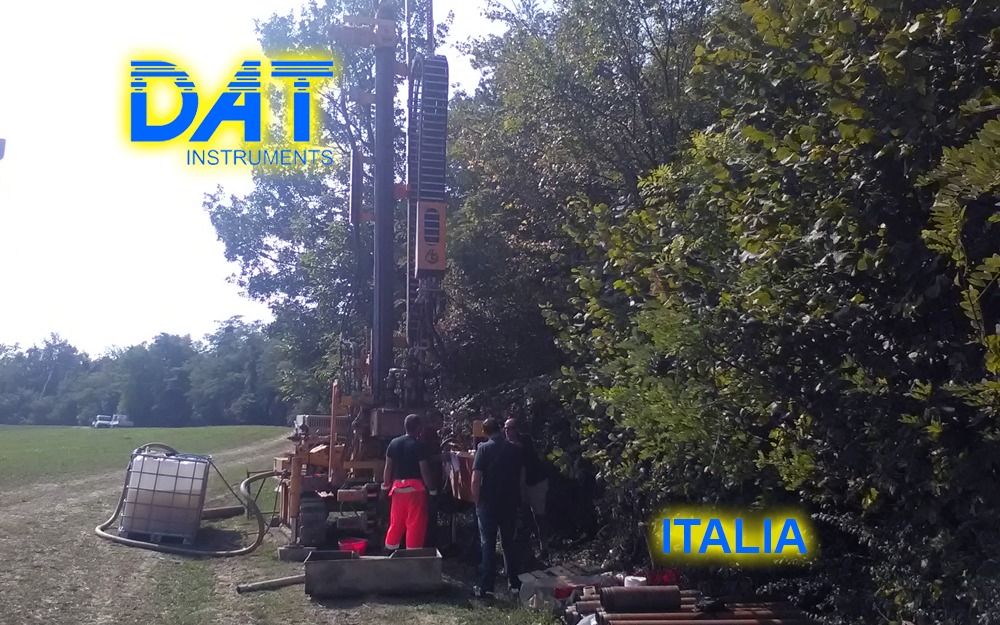 DAT instruments, datalogger, JET SDP IB, indagini geognostiche, cantiere, sonda