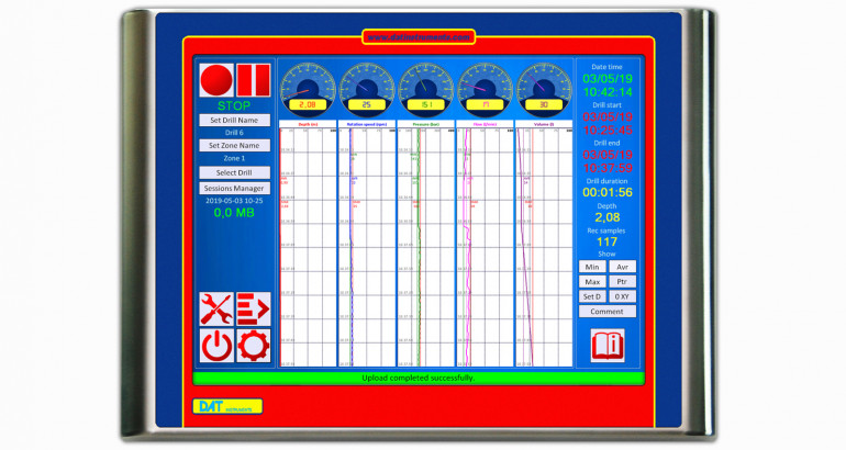 DAT instruments, DAT TinyLog, datalogger, soil mixing, deep soil mixing,digitalizzazione, certificazione