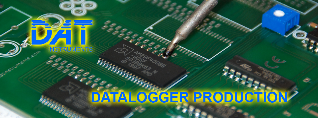DAT instruments, datalogger, production, electronic board assembling