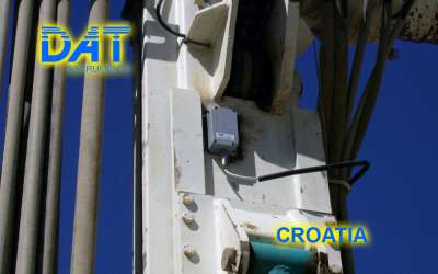 DAT instruments, JET INCL XY, mast inclination sensor, Croatia