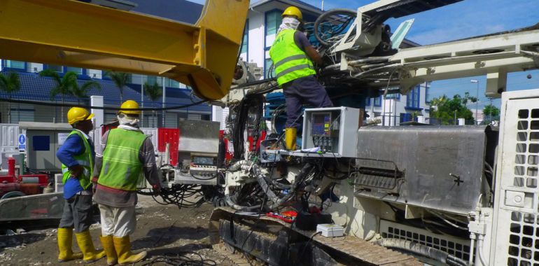 DAT instruments, datalogger for geotechnics and special foundations, around the world