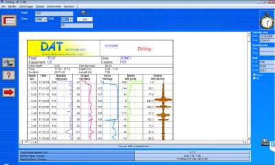 DAT instruments, JET S 104, software for Drilling, MWD