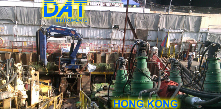 DAT instruments, horizontal drilling with DAT TinyLog, JET 4000 AME J, Hong Kong