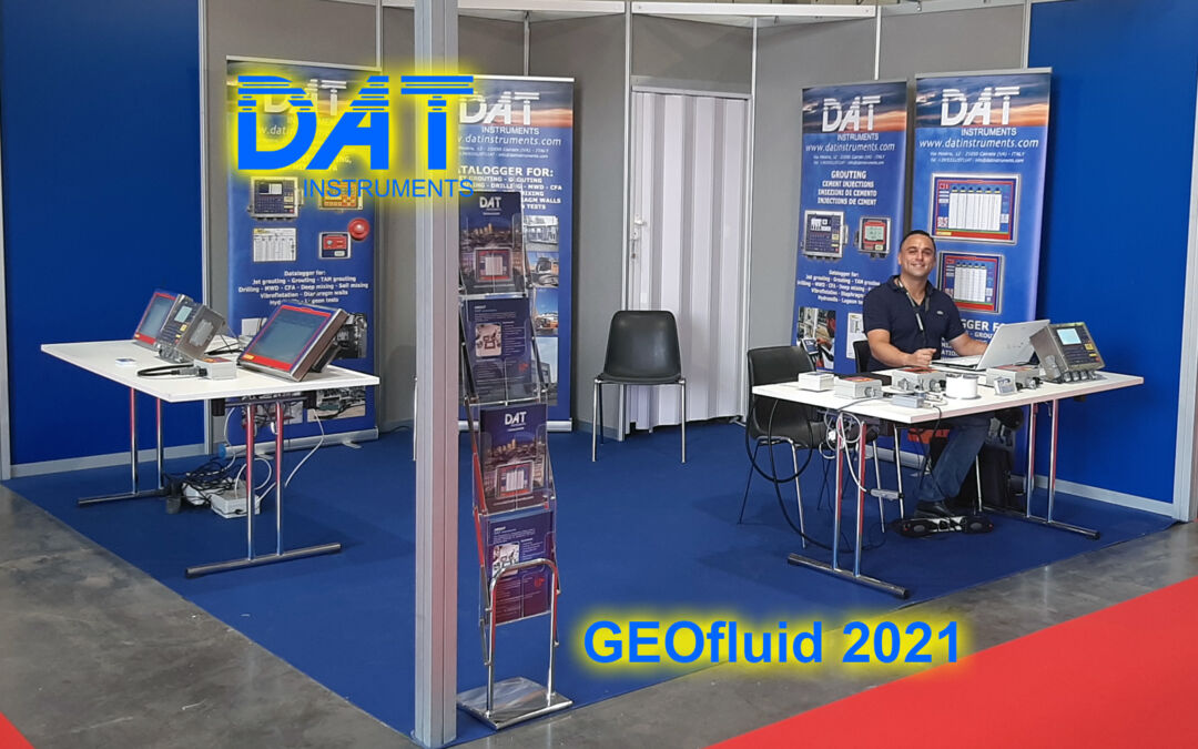 DAT instruments at GEOfluid 2021, stand