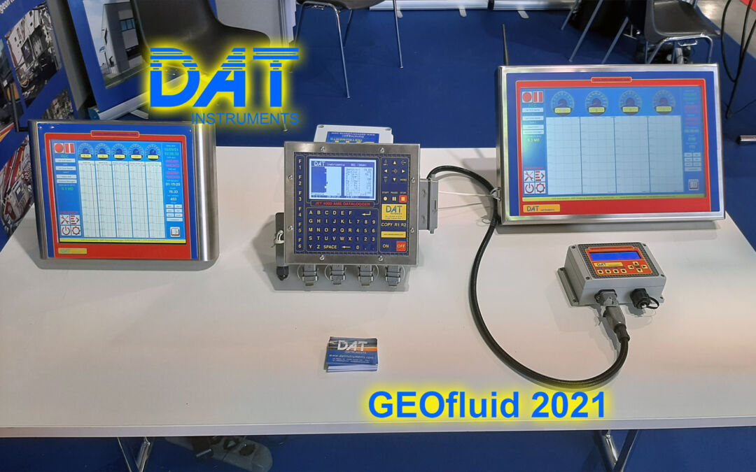 DAT instruments at GeoFluid 2021, data logger range of products