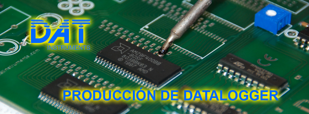 DAT instruments, datalogger, producción, montaje de placa electrónica