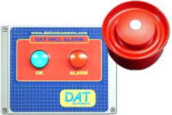 DAT instruments, DAT INCL ALARM, centralina di allarme (suono/luce) al superamento dell’angolo impostato