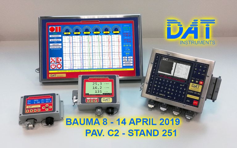 DAT instruments, data logger, bauma 2019