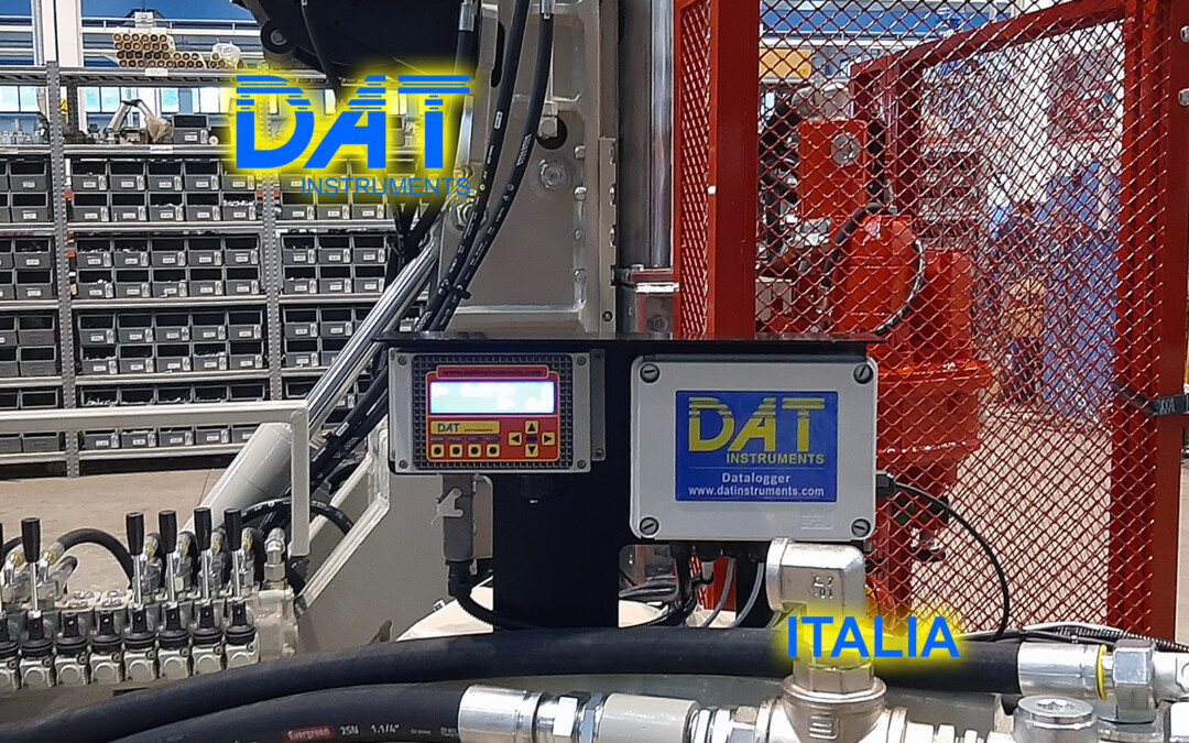 DAT instruments, installazione di un datalogger nella fabbrica di Beretta, JET SDP IB, datalogger per jet grouting